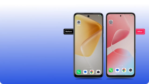 สมาร์ทโฟน INFINIX HOT60i (4G) 8+256GB Helio G81 จอ IPS 120HZ ความสว่าง 700Nits บาง 7.7มม.