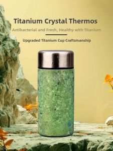XINLONGTANG | Cốc Titanium Cách Nhiệt Phong Cách Dễ Mang Đi Ngoài Trời