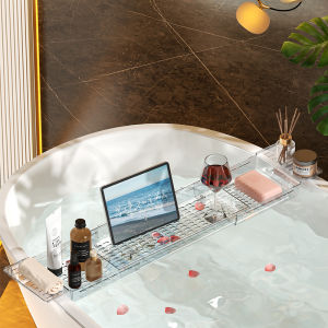 Adjustable Water Draining Bathroom Shelf