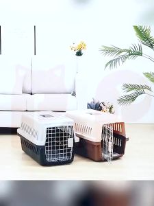 P&P กรงหิ้ว กรงสัตว์เลี้ยง กล่องสัตว์เลี้ยง ขนาดใหญ่ กรงแมว ( แถมแผ่นปูพื้น ) กรงพกพา กรงพาสัตว์เลี้ยงไปเที่ยว