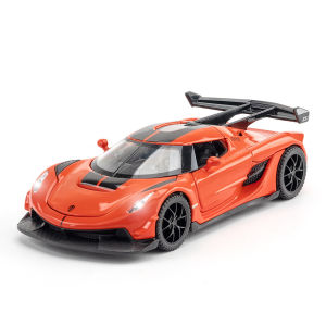 1:32 Scale Koenigsegg Alloy Car Model Diecast Car Sound Light Car Lovers Collection Kids Birthday Gift Metal Boys Toys