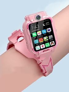 《411》 Wholesale 5G Smart Childrens Watch for Boys and Girls Waterproof Supports SIM Card Video with Location Tracking for Elementary School Students