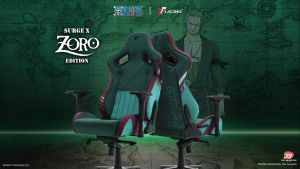 TTRacing Surge X Zoro Edition Air Threads Fabric Gaming Chair | One Piece Collection - 2 Years Official Warranty