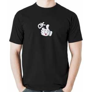 KAOS PRIA DEWASA KAOS MOTIF JEMPOL OK