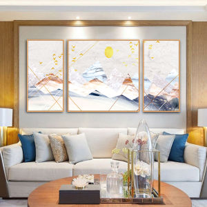 Modern Abstract Wealth Tree Trifolium Living Room Decorative Painting Sofa Background Wall Art Office Poster Print on Canvas