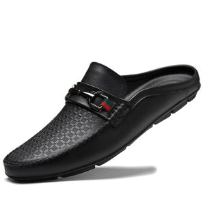 NUDANLAI | Summer Breathable Soft Leather Slip-On Sandals