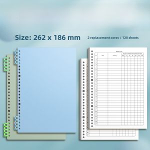 MONLEYTA | Aibenhao English Vocabulary Book Memory Notebook遗忘记忆曲线考研背单词复习计划表大学生专升本四级初中活页笔记本子