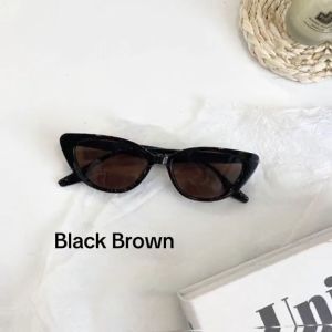 Stok Sedia Ada Retro Cat-eye Face Sunglasses Frame Sunglasses Sunscreen Modeling Photos