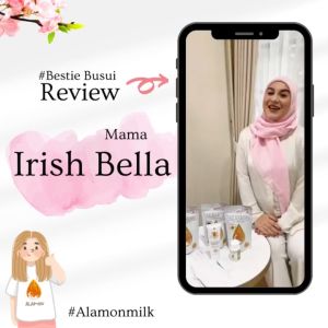 Susu Almond Pelancar ASI Nutrisi Ibu Hamil dan Menyusui Almond Milk - Alamon 5x Minum 170 gr