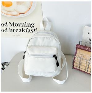 Mini Womens Backpacks Trend Nylon Female Bag Small School Bags White Rucksack For Teen Girls Fashion Casual Backpack