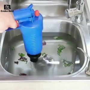 Pompa Sedot Saluran WC Toilet Mampet Kloset Wastafel Drain Plunger Dorong Tembak JJ63010