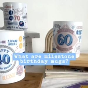 Papemelroti Milestone Birthday Gift Mug | Personalized Mug | Personalized Gift | 40th 50th 60th 70th Birthday | 325 ml 11 oz