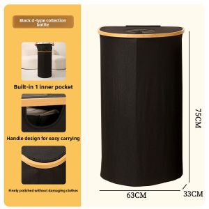 High-End Foldable Laundry Hamper with Lid