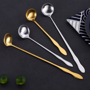 Thìa Đựng Gia Vị Bằng Thép Không Gỉ Dài Tay Cầm Sâu Cho Nhà Hàng Và Nhà Bếp Thìa Mật Ong Đầu Tròn Nhỏ Cho Nồi Súp Và Nhà Hàng