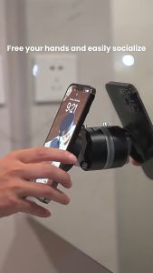 ที่วางโทรศัทพ์มือถือ ที่ยึดมือถือ หมุนได้ 360 ํ ถ้วยดูดแม่เหล็ก ดูดเต็มรูปแบบ ปรับได้ ที่วางมือถือในรถยนต์