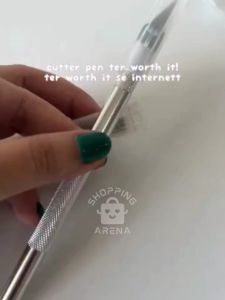 Cutter Pen Pisau Ukir KNIFEZER Crafting Art Knife Pisau Pahat Sayat Kuat Tajam Bisa Dilepas Pasang