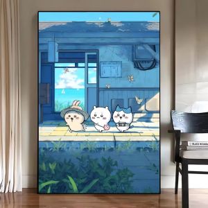 Bandai | Diamond Painting KAWAII C-chiikawaES Round/Square Full Diamond Mosaic Artwork Creative Handmade Home Office Decor Gift