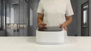 1 detik untuk melipat Cuci Mini Portable Lipat Sepenuhnya otomatis 10L Portable Folding Washing Machine Baik untuk membersihkan kaus kaki celana dalam celana dalam Mesin Cuci Bayi Pengering Pakaian Desinfeksi Cahaya Biru Pembersihan Aseptik Pakaian Dalam