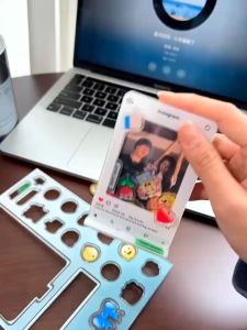 กรอบรูปไอจี กรอบรูปอะคริลิค 3 นิ้ว igกรอบรูป การตกแต่งอิโมจิ ของตกแต่งสุดน่ารัก แถมกาว