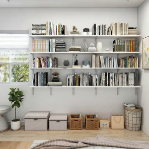 Customizable Wall Mounted Bookshelf 2.3m