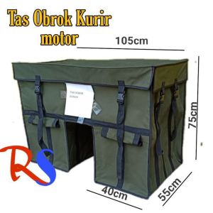 Tas Obrok Motor Kurir Anti Air Super Jumbo Tingkat