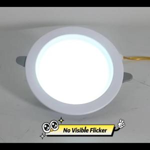 【10pcs】Pin Lights Led Tri Color Led Light for Ceiling Spot Light Downlight Recessed Room Light Drop Panel Lights for Bedroom House Living Room Lamp 3 Color Temperature colorful Pinlight Panel 5W 7W 2.5inch 3.5inch 220V Round for Ceiling