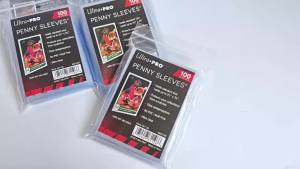 Premium Clear 100ct Card Sleeves to Protect Sports Cards Baseball Football Cards Collectible Cards Standard Size(67x94mm)