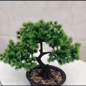 Artificial pine tree welcome pine Fake pine tree landscaping welcome pine potted plants with green bonsai decoration