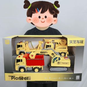 Durable Inertial Tractor Toy Car