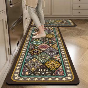 Silica Mud Easy-to-Clean Non-Slip and Oil-Proof Kitchen Mat