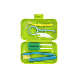 Orthodontic Care Kit Aligner Tooth Chew Chewies Storage case Oral Hygiene Invisible Remover Tools Interdental Brush Travel set