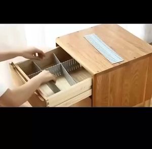 REVO Adjustable DIY Drawer Dividers 4pcs Household Storage Partition Boards