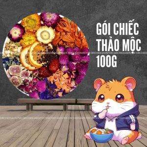 Thức Ăn Hamster Orchid Thảo Mộc Giải Nhiệt - Giảm Stress - Cải Thiện Tinh Thần Bé Vui Vẻ