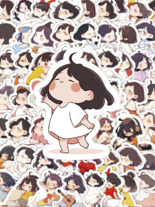 Girls Decorative Princess Stickers Lazy Sweet Little Princess Ins Stickers DIY Scrapbooking Pattern Cute Stationery Supplies