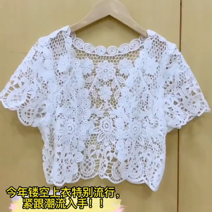 Womens Open Front Shrug Cropped Cardigan Lightweight Knit Lace Solid Shrugs for Casual Dresses LA3PF-CHI-PH