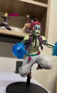 Bandai | AA New hot Anime Demon Slayer Figure Model Juuni Kitsuki Akaza Battle Figure Kimetsu No Yaiba Desktop Decoration Collection Gift
