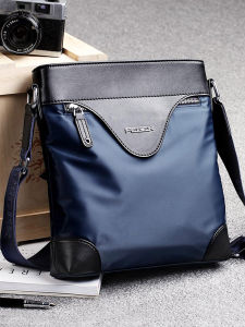 FEGER | Mens Casual Canvas Shoulder Bag Oxford Cloth Crossbody Summer Backpack Youth Single Strap Sling Bag For Young Men