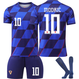 2024 Croatia Home Soccer Uniform No. 10 Modrich European Cup Jersey Mens Childrens Suit Cross-Border Version