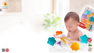 IQ ANGEL Sea Animal Water Toy / Mainan Mandi Bayi / Mainan Edukasi
