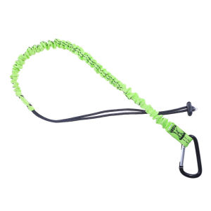 Safety Bungee Tether Tool Lanyard With Carabiner Hook Climbing Working Anti-Falling Safety Rope Aerial Work Climbing Accessories