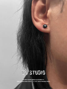 Yustudio Dragon Claw Zircon Stud Earrings for Men and Women Trendy Accessible Luxury Fancy European Hip Hop Couples Earrings Trendy