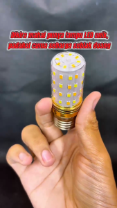 Lampu LED Candle Lilin Jagung 3 Warna Cahaya 12 Watt Bohlam Lampu Hias Gantung Dinding Dekorasi