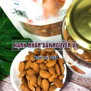 (Hàng Có Sẵn) 500g Hạnh Nhân Mỹ Sấy Chín Nhập Khẩu 100% Tách Vỏ Kho Sỉ Dinh Dưỡng HANI Food