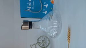 Decanter Rượu Vang - Bình Thở Rượu Vang Nắp Tỏa 12 Dòng Chảy
