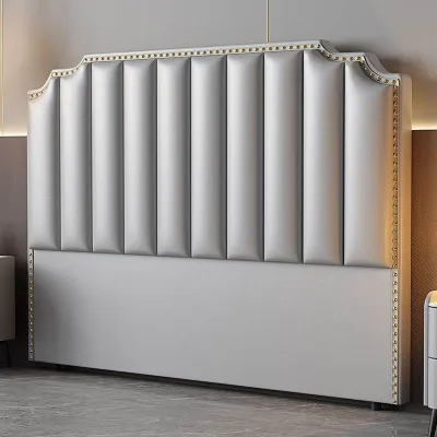 Luxurious New Design Bedhead Soft Package Wooden Frame No Installation Integrated