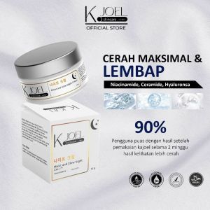 KJOEL SKINCARE PAKET BUNDLING DAY CREAM & NIGHT CREAM - Original BPOM