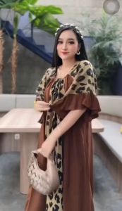 GAMIS TERBARU KEKINIAN 2023 \\ DRESS ANDIN FUJI \\ GAMIS KOMBINASI \\ BAHAN LEMBUT HALUS NYAMAN \\ LD 120 PB 115