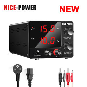 พาวเวอร์ซัพพลายแหล่งจ่ายไฟ Dc 30V 5A 15V 10A 150W ตัวปรับแรงดันไฟฟ้าพกพา 110V/220V สำหรับการซ่อมแซมในห้องปฏิบัติการ