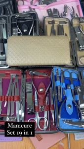 MANICURE / PARICURE set 19 in 1 Alat Perawatan Kuku Isi 19pcs