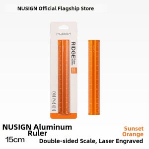 Nusign | Easy-to-grab Double Sided High Precision Metal Ruler 15cm